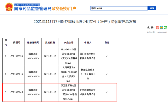 国内首款单核苷酸位点微卫星不稳定(MSI)基因检测试剂盒获批上市_BJL(中国)基因 国内首款单核苷酸位点微卫星不稳定(MSI)基因检测试剂盒获批上市_BJL(中国)基因
